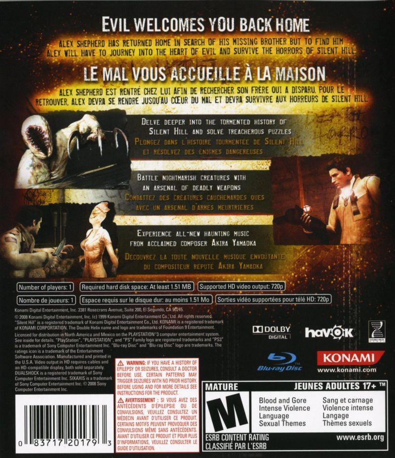 Silent Hill: Homecoming - PS3