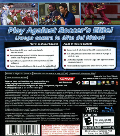 PES: Pro Evolution Soccer 2008 - PS3