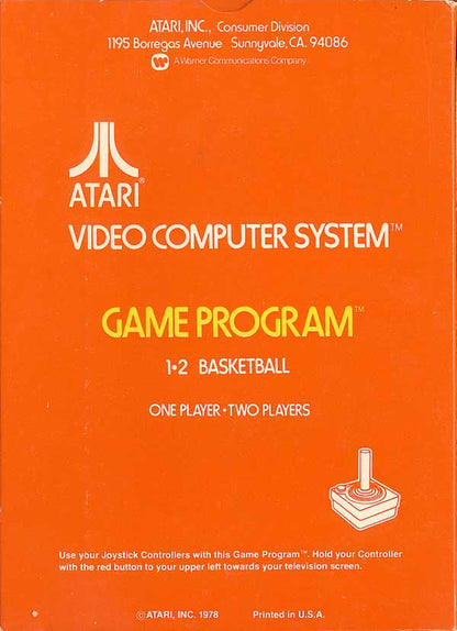 Basketball (Text Label) - Atari 2600