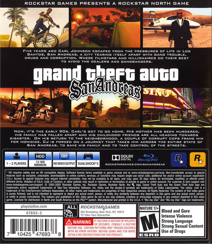 Grand Theft Auto: San Andreas - PS3