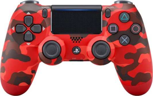 Official Dualshock 4 | Red Camouflage Pro Controller - PS4