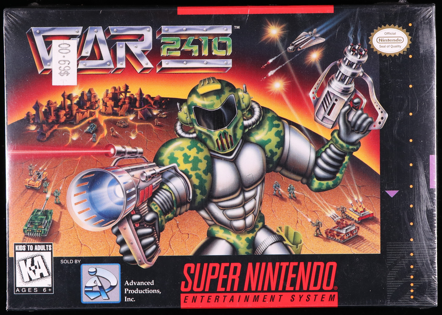 War 2410 SNES 8.5 A - NEBRASKA COLLECTION
