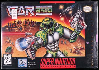 War 2410 SNES 8.5 A - NEBRASKA COLLECTION