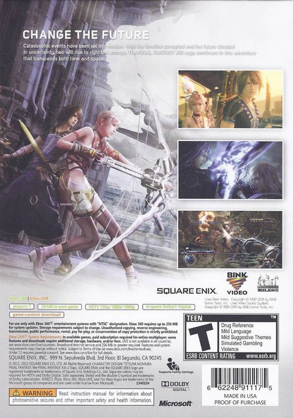 Final Fantasy XIII-2 - Novella Edition - Xbox 360
