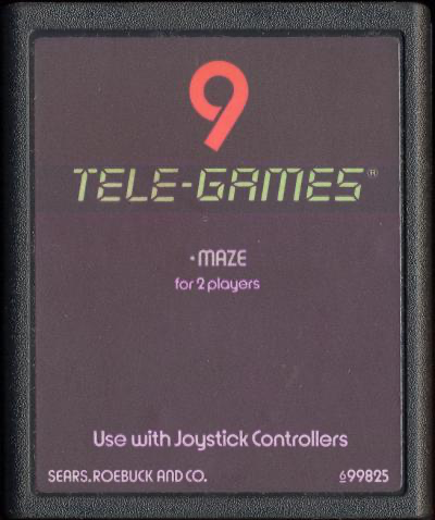 Maze (Tele-Games 6-99825) - Atari 2600