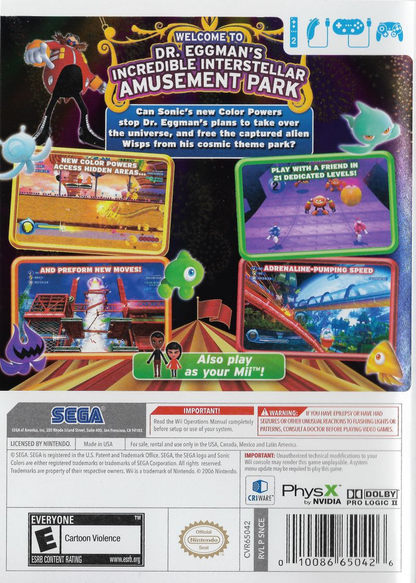 Sonic Colors - Wii