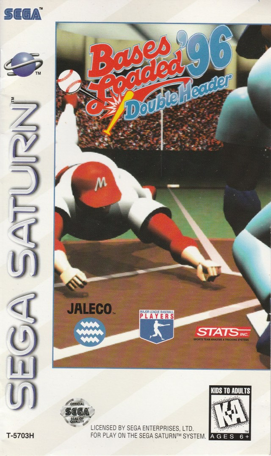 Bases Loaded '96: Double Header - Sega Saturn