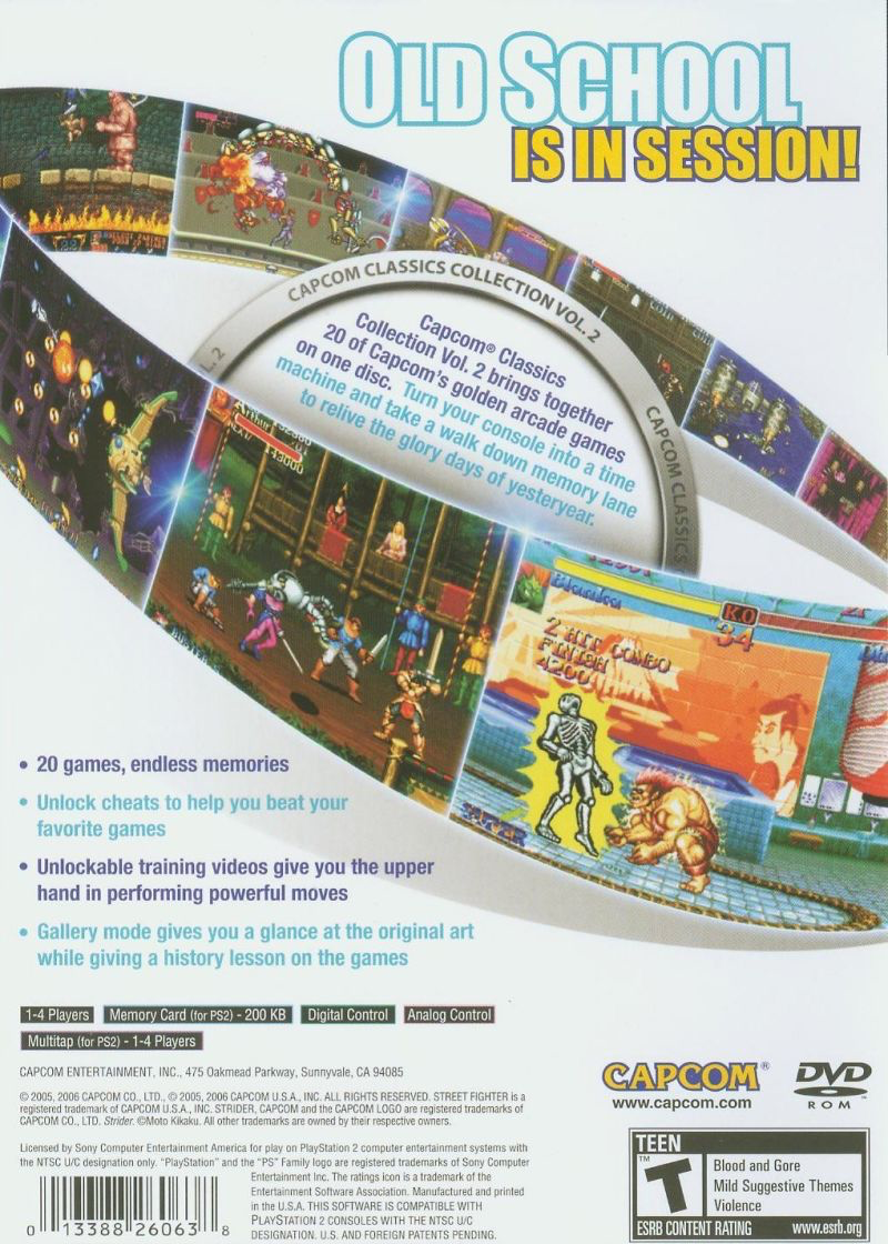 Capcom Classics Collection Volume 2 - PS2