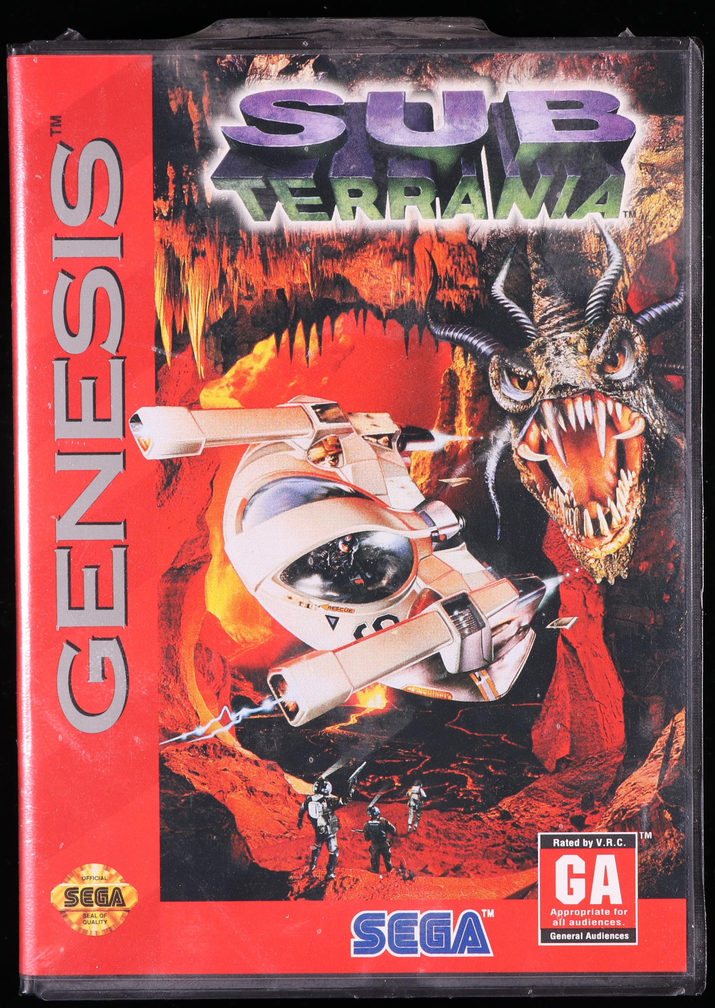Sub Terrania SEGA GENESIS 9.4 A+ - NEBRASKA COLLECTION
