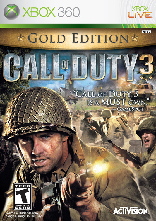Call of Duty 3 - Gold Edition - Xbox 360