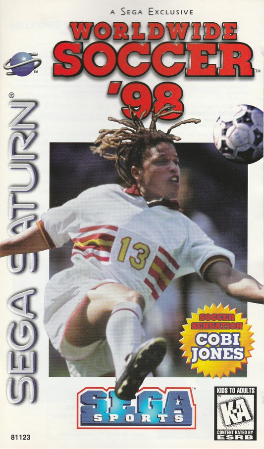 Worldwide Soccer '98 - Sega Saturn