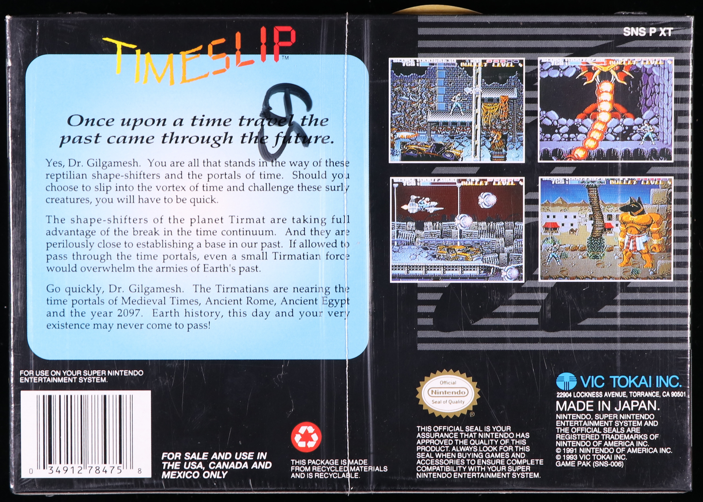 Time Slip SNES 9.4 A - NEBRASKA COLLECTION
