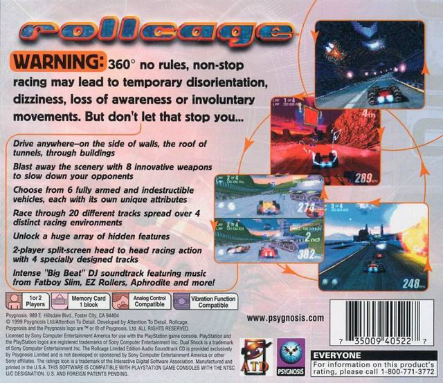 Rollcage Limited Edition - PS1