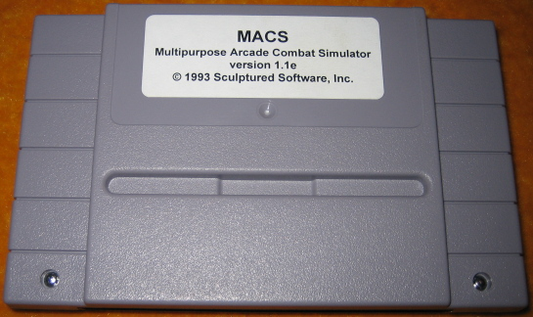 M.A.C.S. Multipurpose Arcade Combat Simulator (Version 1.1e) - SNES