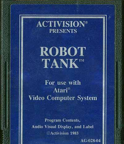 Robot Tank (Blue Label) - Atari 2600