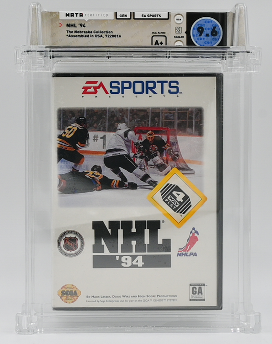 NHL '94 SEGA GENESIS 9.6 A+ - NEBRASKA COLLECTION