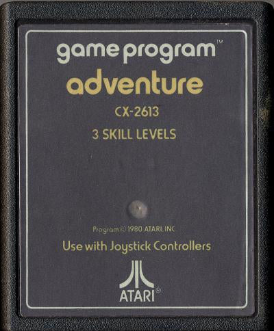 Adventure (Text Label) - Atari 2600