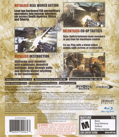 Conflict: Denied Ops - PS3