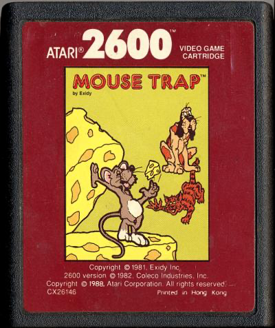 Mouse Trap (Red Label) - Atari 2600