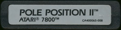 Pole Position 2 (Color Label) - Atari 7800