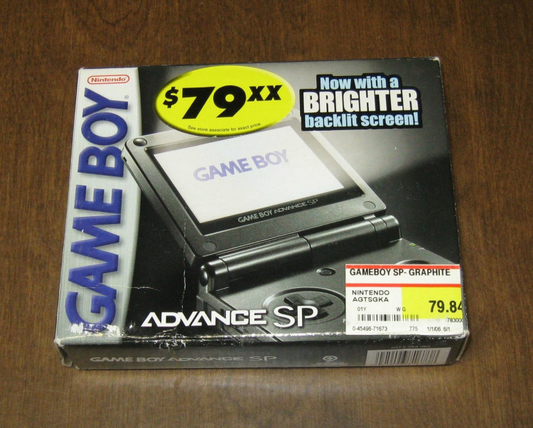 Console System Gameboy Advance SP | Graphite Grey AGS-101 - GBA