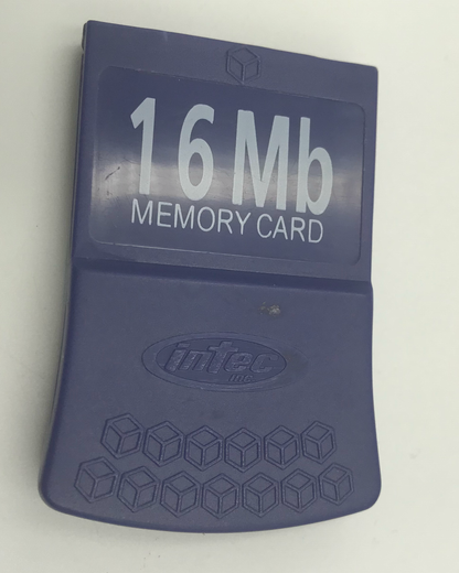 Intec 16MB  251 Block Indigo Memory Card - Gamecube