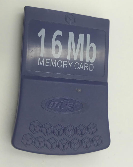 Intec 16MB  251 Block Indigo Memory Card - Gamecube