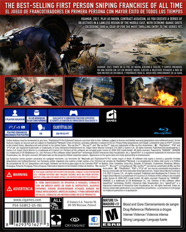 Sniper Ghost Warrior: Contracts 2 - PS4
