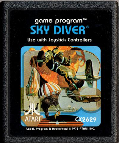 Sky Diver (Picture Label) - Atari 2600