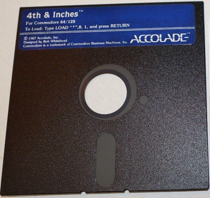 4th & Inches - Commodore 64