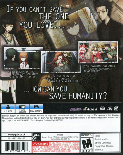 Steins;Gate 0 - PS4