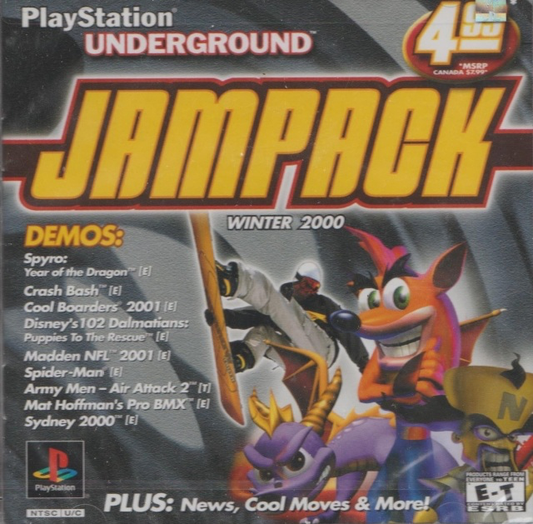 PlayStation Underground JamPack Winter 2000 - PS1