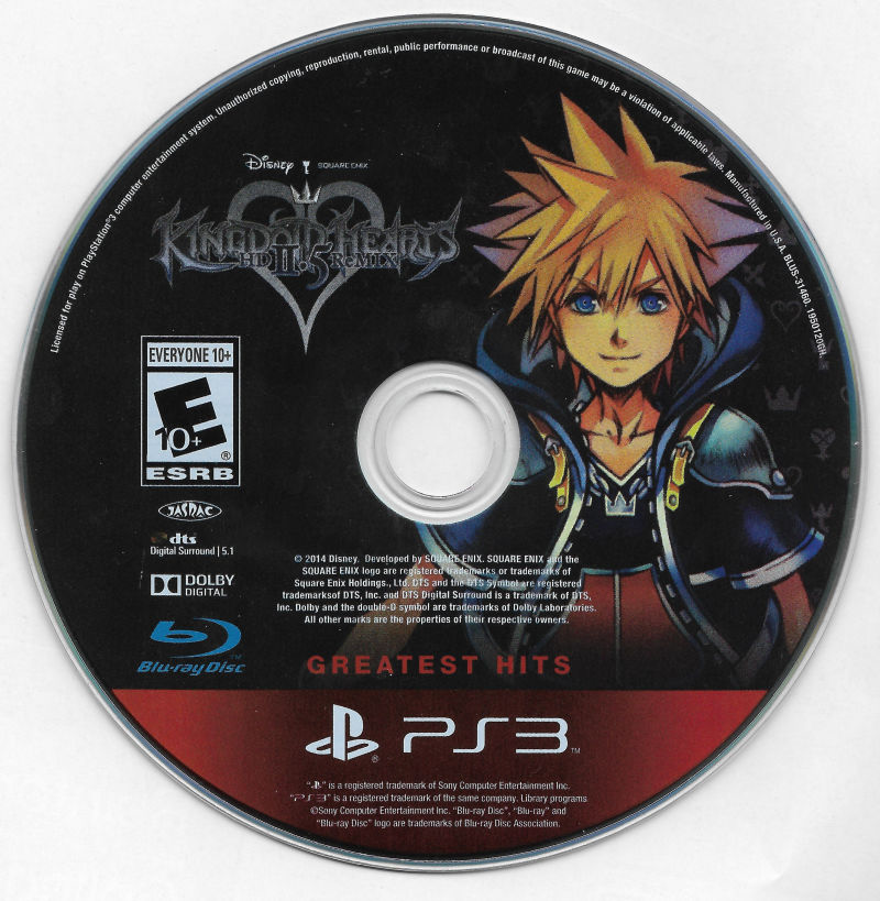 Kingdom Hearts 2.5 ReMix - Greatest Hits - PS3