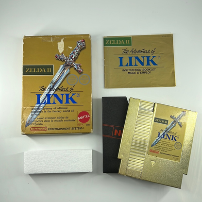 Zelda II: The Adventure of Link (Gold) - NES - 498,842