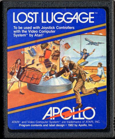 Lost Luggage (Blue Label) - Atari 2600