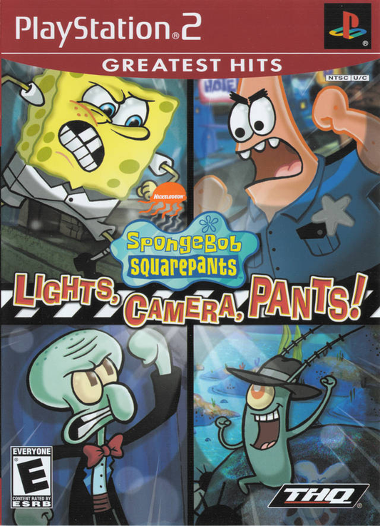 Spongebob Squarepants: Lights, Camera, Pants! - Greatest Hits - PS2