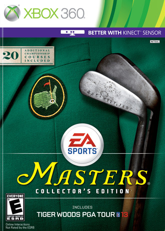 Tiger Woods PGA Tour 13 - Masters Collector's Edition - Xbox 360