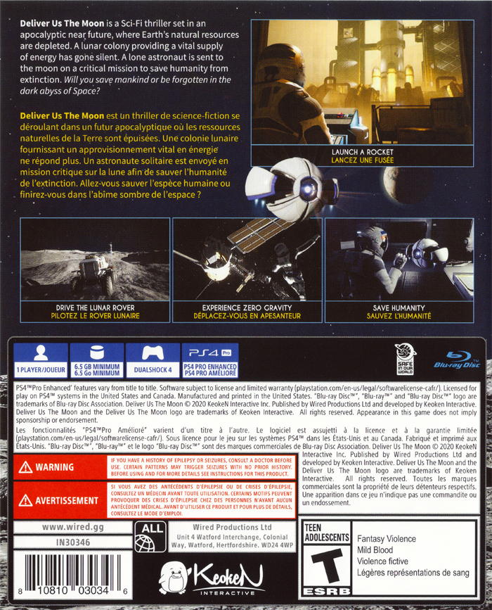 Deliver Us The Moon - Deluxe Edition - PS4