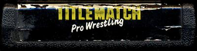 Title Match: Pro Wrestling - Atari 2600
