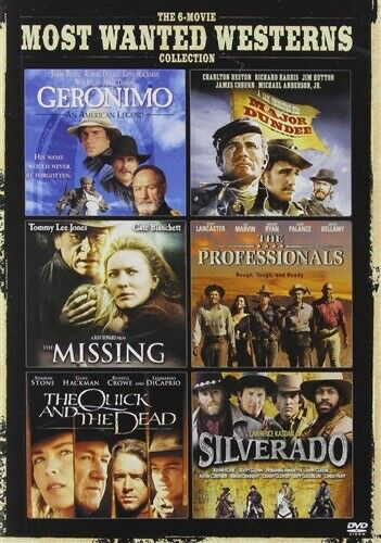 Most Wanted Westerns, Vol. 2: Geronimo / Major Dundee / Missing / The Professionals / The Quick And The Dead / Silverado - DVD