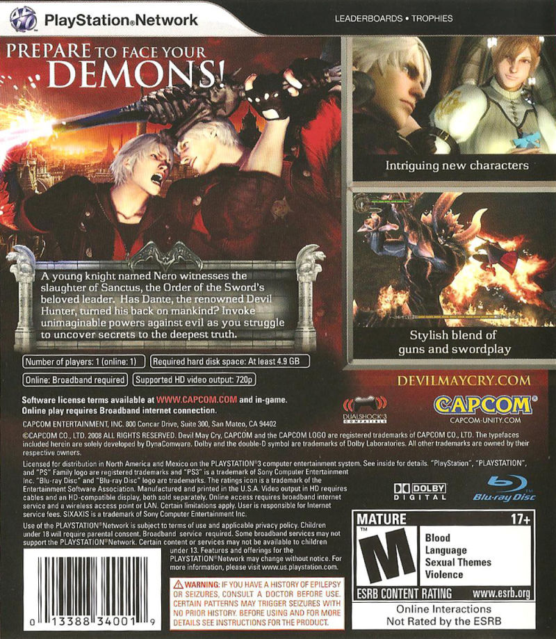Devil May Cry 4 - Greatest Hits - PS3