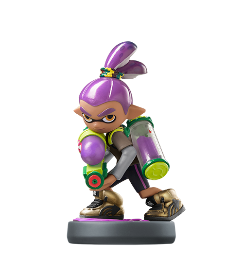 Inkling Boy | Purple - Amiibo - Splatoon Series