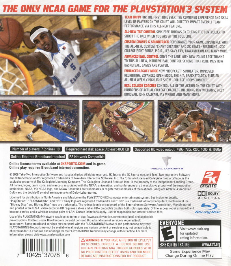 College Hoops 2K7 - PS3