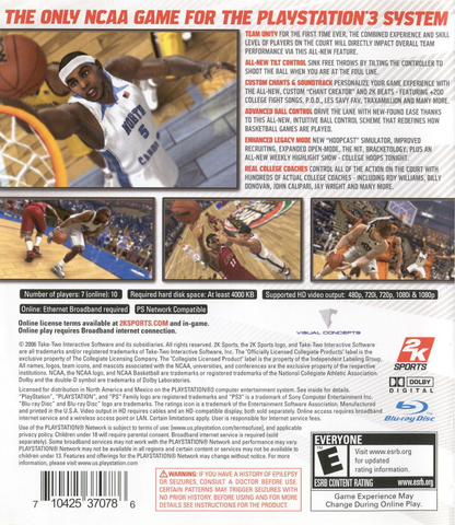 College Hoops 2K7 - PS3