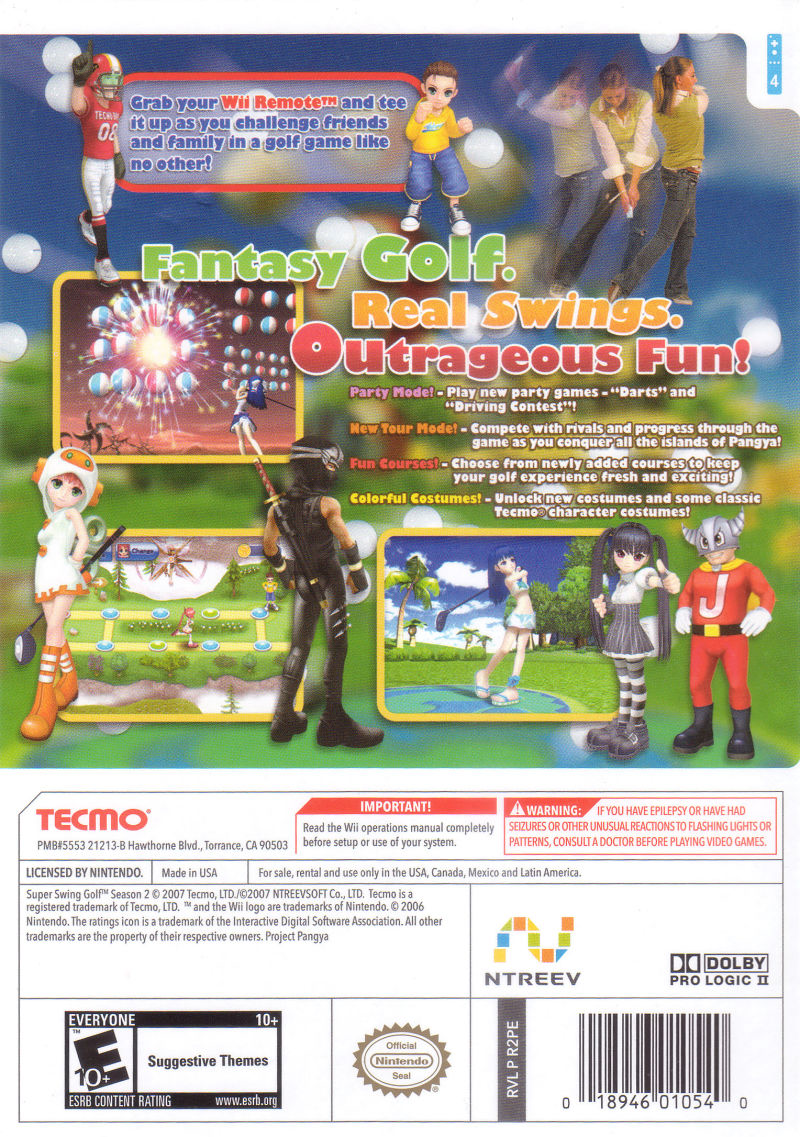 Super Swing Golf: Season 2 - Wii