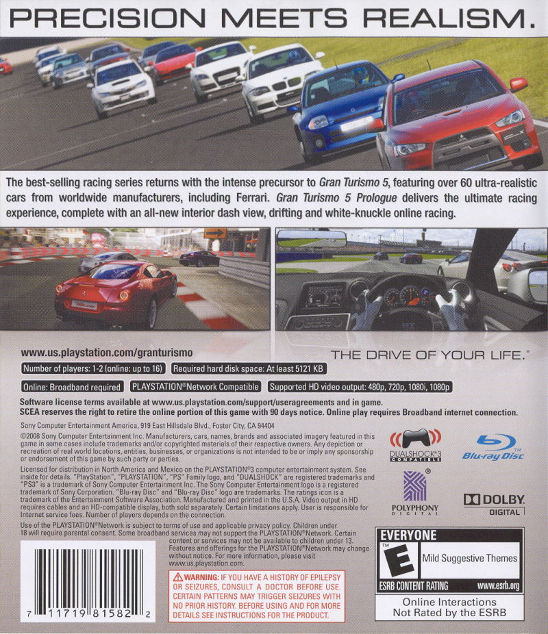 Gran Turismo 5: Prologue - PS3