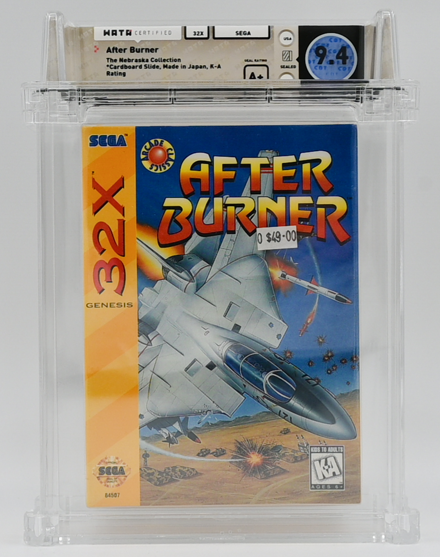 After Burner SEGA 32X 9.4 A+ - NEBRASKA COLLECTION