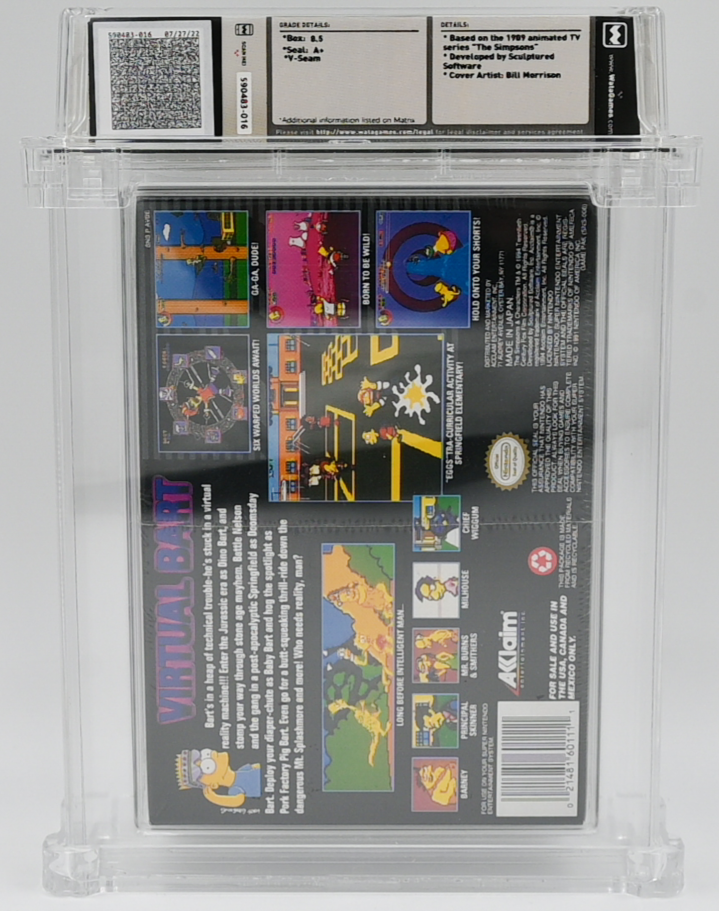Virtual Bart SNES 8.5 A+ - NEBRASKA COLLECTION