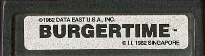 Burgertime (White Label) - Atari 2600