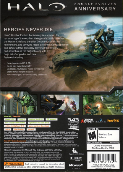 Halo: Combat Evolved Anniversary - Xbox 360
